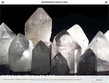 Tablet Screenshot of piedrasnaturales.org